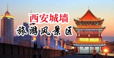 金发美女尿尿中国陕西-西安城墙旅游风景区